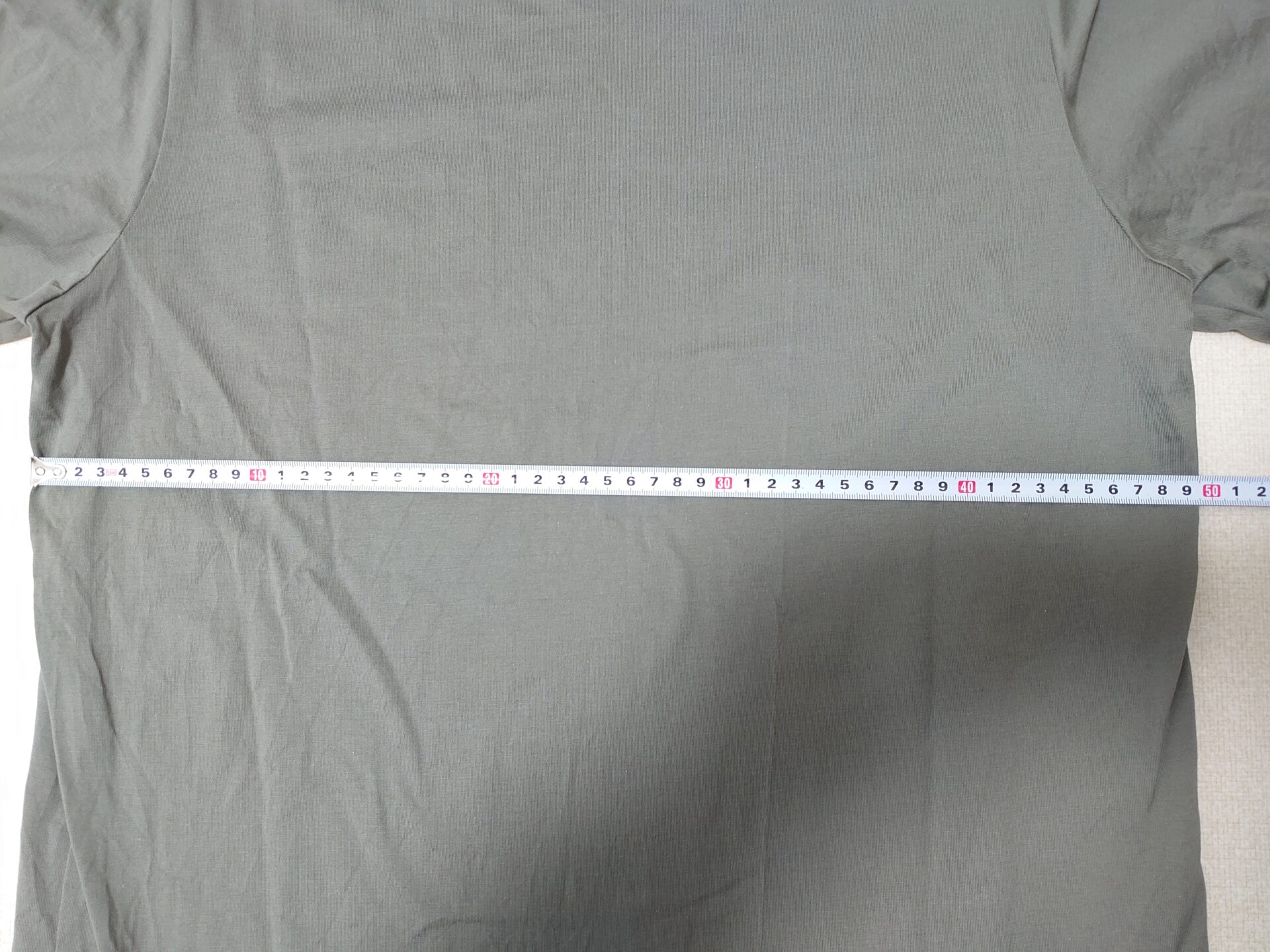 Split SS T-Shirt-身幅の測定画像