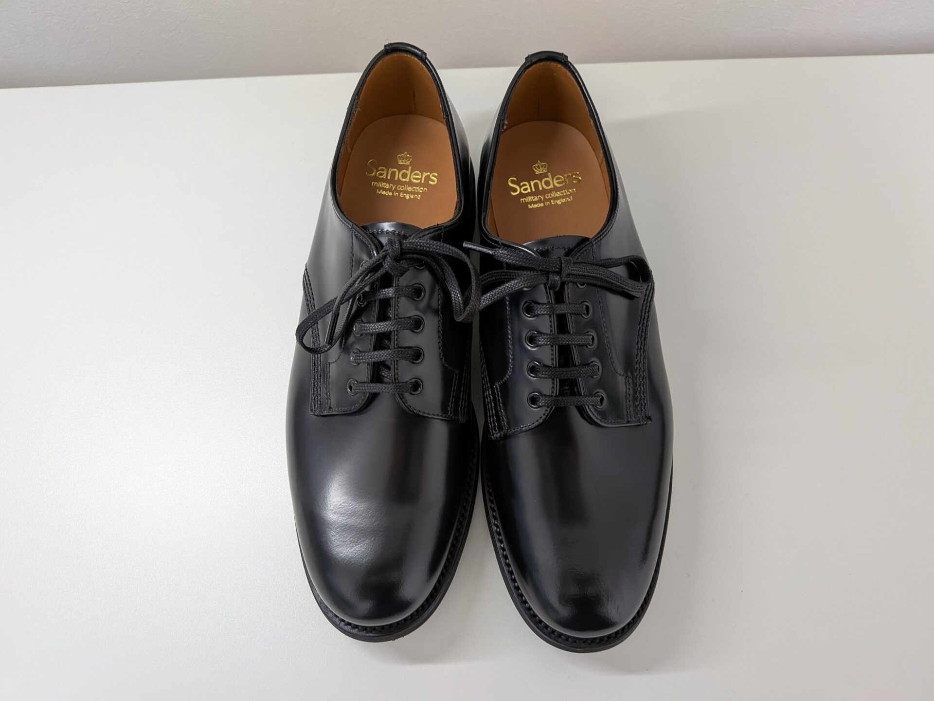 サンダース-オフィサーシュー-上からの画像